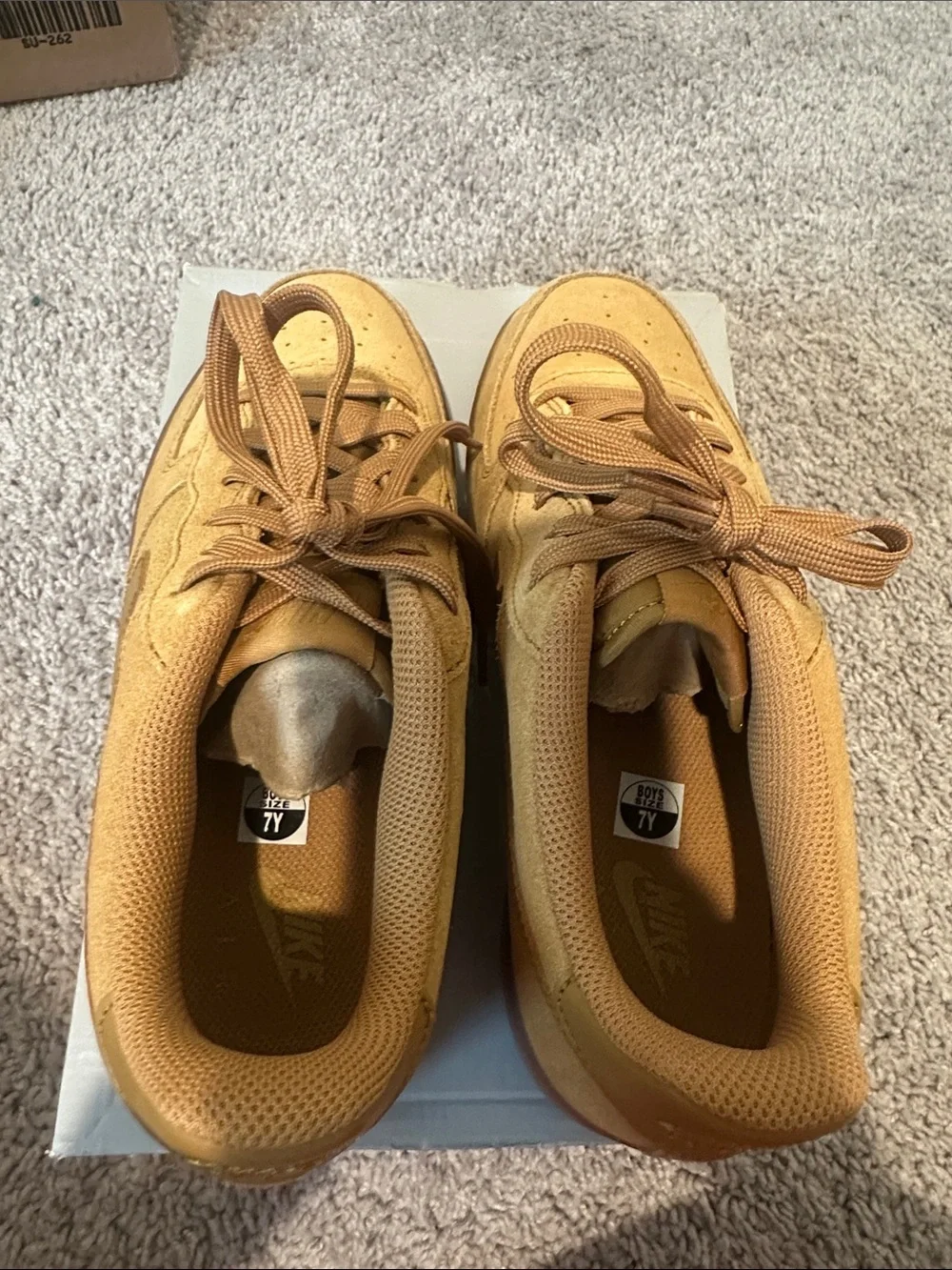 Wheat Air Force 1 Low with Gum Bottom